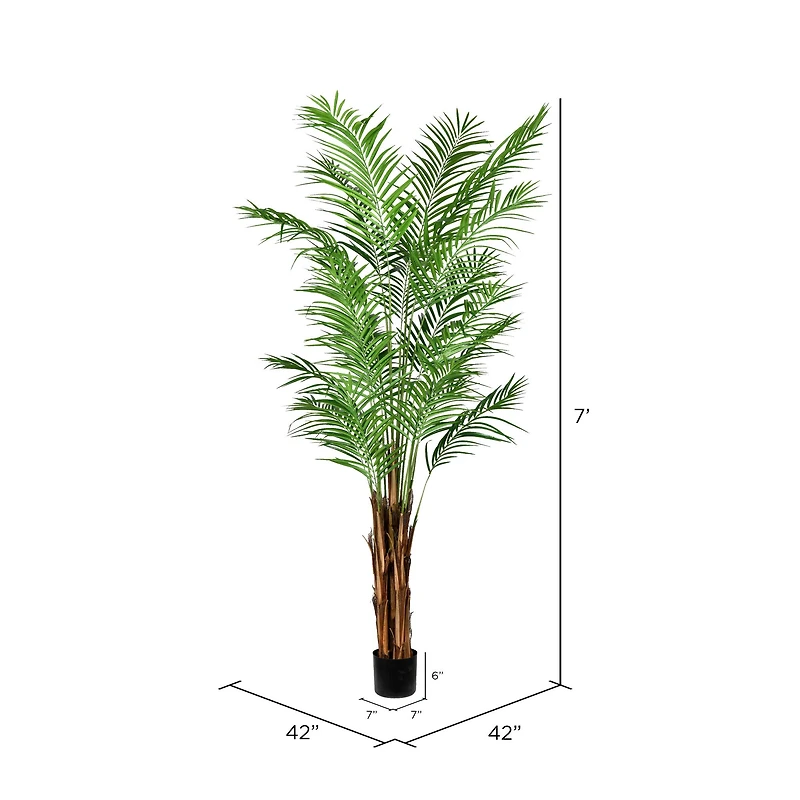 7ft. Potted Giant Areca Palm Tree
