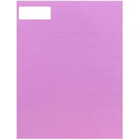 JAM Paper Violet Mailing Address Label Combo Set