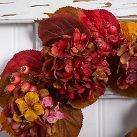 24" Fall Hydrangea Wreath