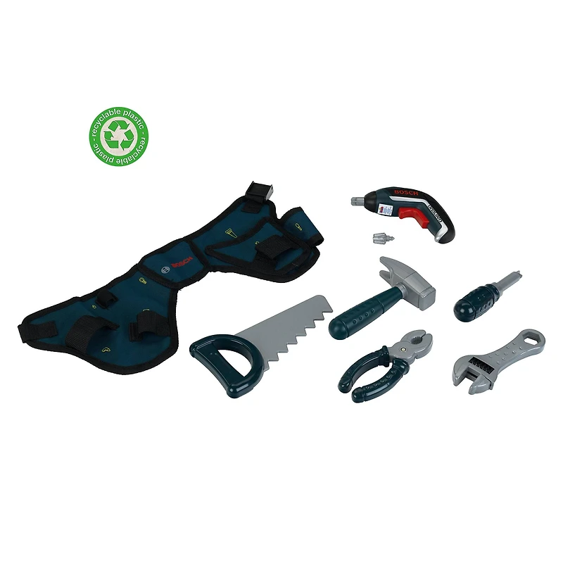 Theo Klein Bosch Tool Belt 7 Piece Toy Set