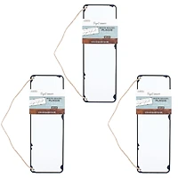 ArtSkills® 3 Pack White 12" x 4" Enamel Plaque