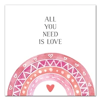 All You Need Is Love Canvas Wall Art