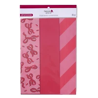 Pink Bows & Stripes Tissue Paper, 24ct. by Celebrate It™