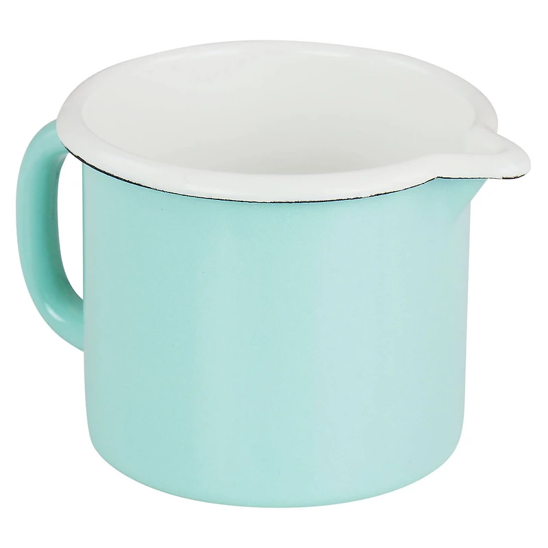 Martha Stewart 2.5 Cup Aqua Enamel on Steel Measuring Cup