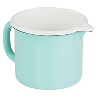Martha Stewart 2.5 Cup Aqua Enamel on Steel Measuring Cup