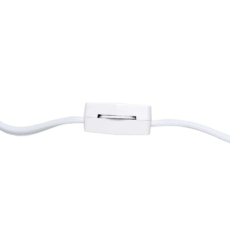 Simple Designs™ 11.5" Soccer Ball Base Table Lamp with White Shade Black Trim