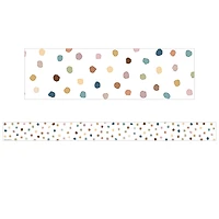Teacher Created Resources Everyone is Welcome Painted Dots Straight Border Trim, 210ft.