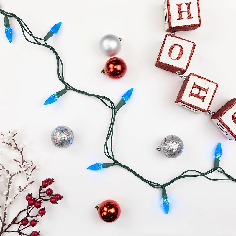 70ct. LED Faceted C6 Christmas String Lights