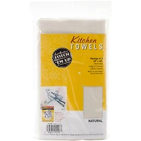 Aunt Martha's Stitch 'Em Up Natural Kitchen Towels