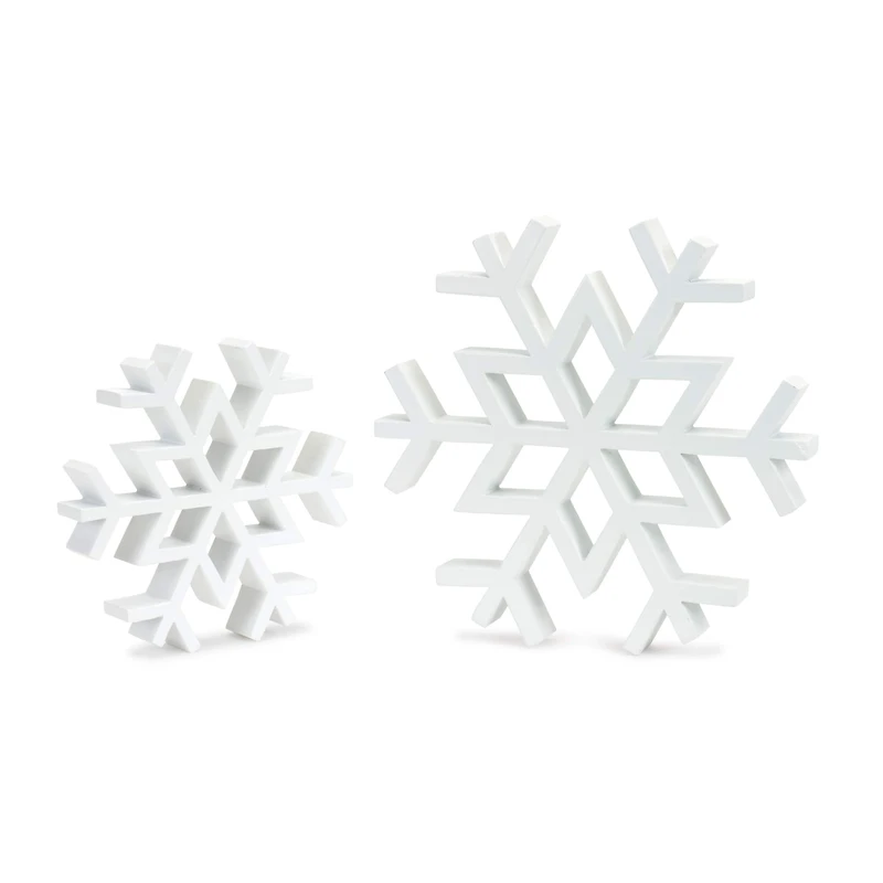 Wooden Snowflake Set