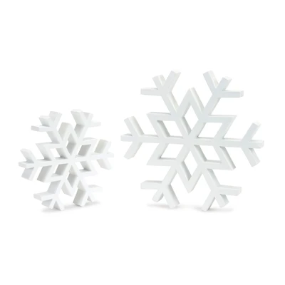 Wooden Snowflake Set