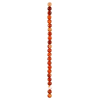 Red Faceted Agate Round Coin Beads, 8mm by Bead Landing™