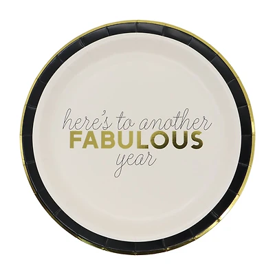9" Fabulous Year Dinner Plates, 8ct. by Celebrate It™