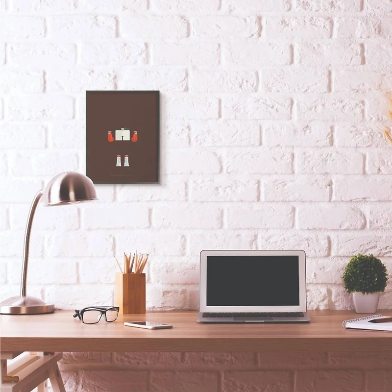 Stupell Industries Muhammad Ali Fashion Design Wall Accent with Black Frame