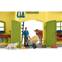 Schleich Farm World Yellow Large Farm Playset