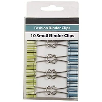 JAM Paper Striped Fashion Binder Clips