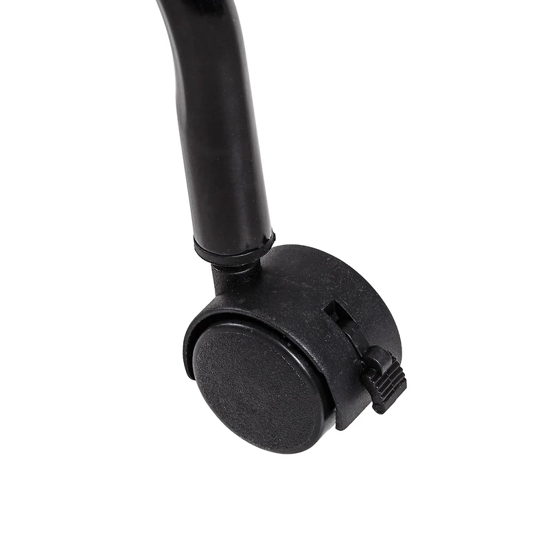 Honey Can Do Black/Gray Double Bounce Back Hamper with Wheels and Lid