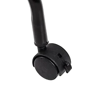 Honey Can Do Black/Gray Double Bounce Back Hamper with Wheels and Lid