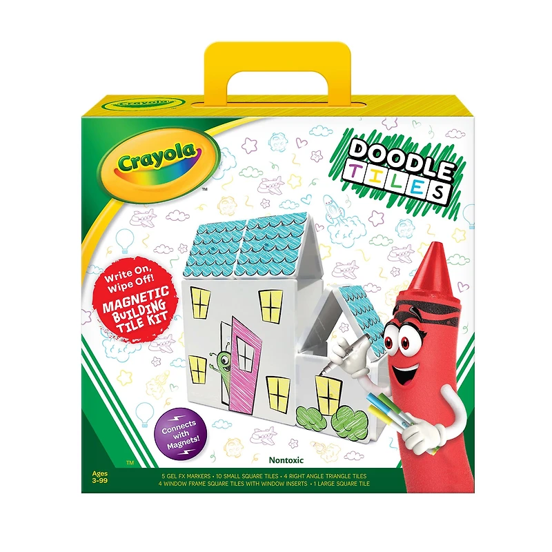 Crayola® Doodle Tiles Magnetic Building Kit