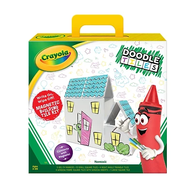 Crayola® Doodle Tiles Magnetic Building Kit