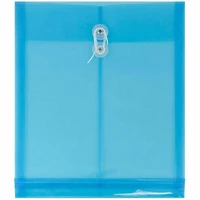 JAM Paper 9.75" x 13" Plastic Button String Open End Envelopes