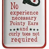 47" Elf Wanted Wall Sign