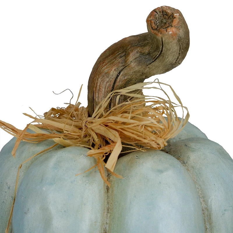 12" Blue Gourd Fall Harvest Tabletop Decoration