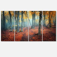 Designart - Red and Yellow Autumn Forest
