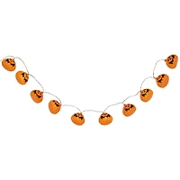 10ct. Jack-O-Lantern LED Warm White String Lights