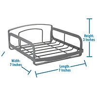 Kitchen Details Industrial Collection Gray Napkin Holder