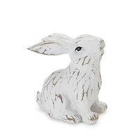 Carved Bunny Figurines Set