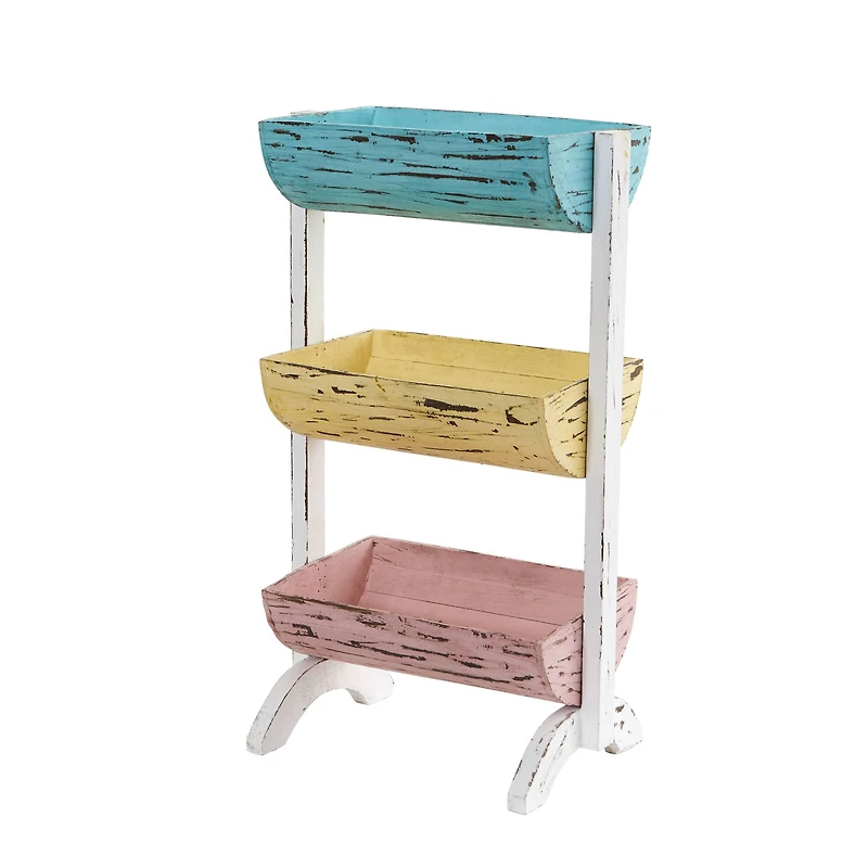 23" Three Shelf Farmhouse Multipurpose Stand Planter