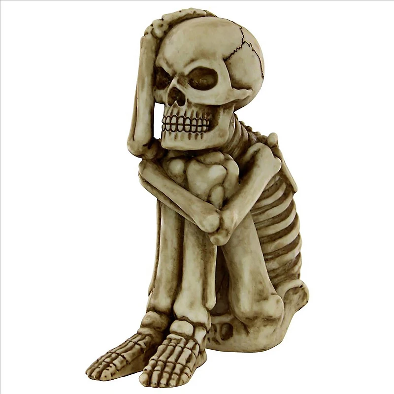 Design Toscano Mr. Bone Jangles Skeleton Sitter Statues, 2ct.