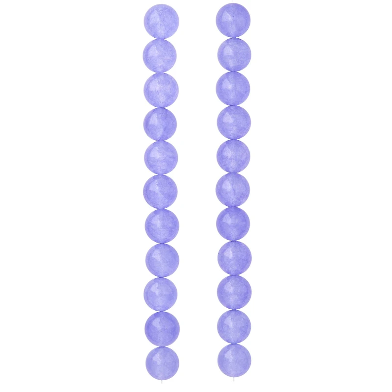 Lavender Quartz Round Beads, 10mm by Bead Landing™