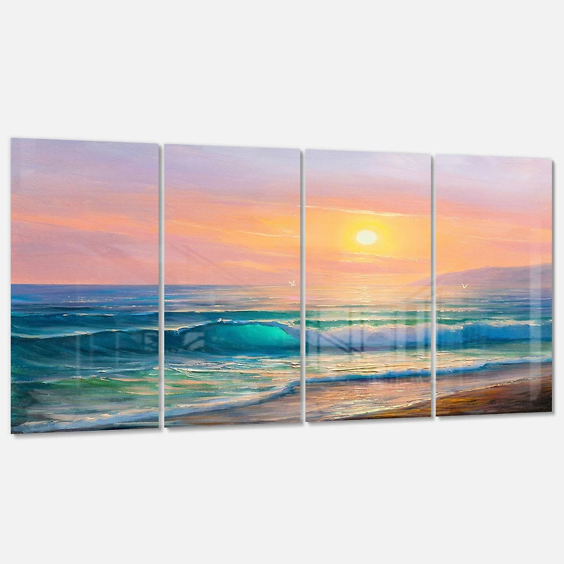 Designart - Sunset view at the sea