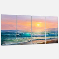 Designart - Sunset view at the sea