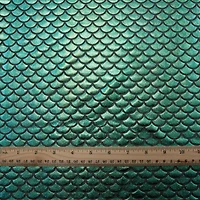 Wyla Green Oil Slick Fish Scales on Black Mesh