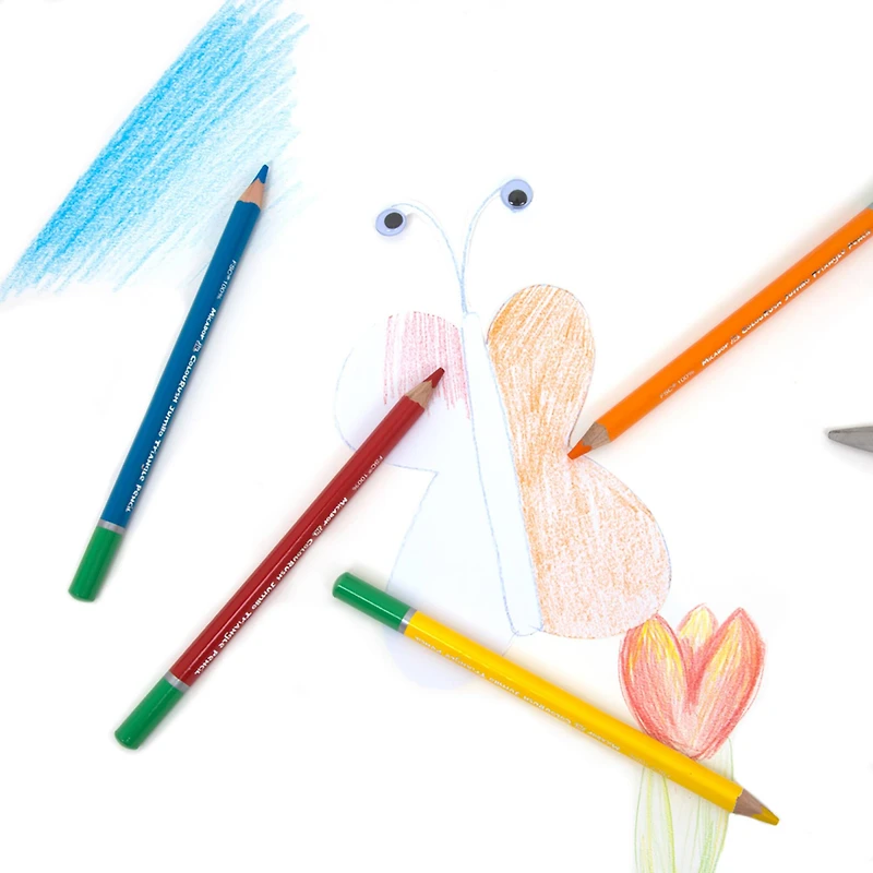 Micador Jr. ColourRush Jumbo Triangle Pencil Set