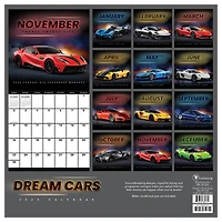 TF Publishing 2025 Dream Cars Wall Calendar