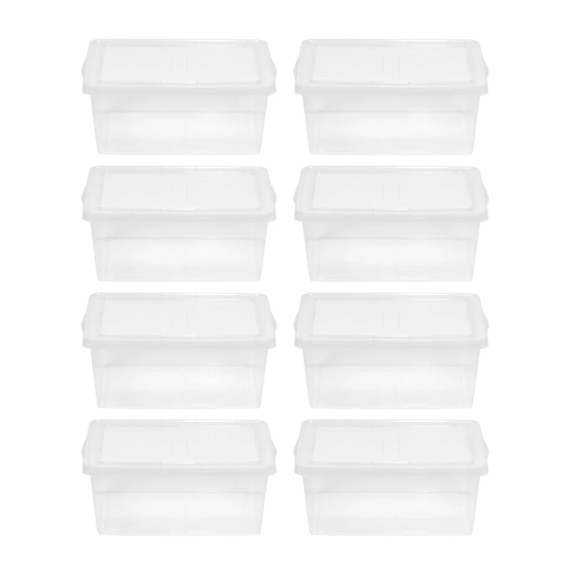 IRIS® 17qt. Clear Snap Top Storage Boxes, 8ct.