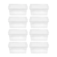 IRIS® 17qt. Clear Snap Top Storage Boxes, 8ct.