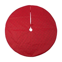 DII® Red & Black Buffalo Check Holiday Tree Skirt 