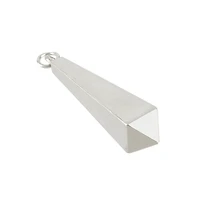 Silver Metal Icicle Prism Pendant by Bead Landing™