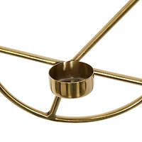 Set of 3 Gold Stainless Steel Modern Wall Sconce, 8" x 8"