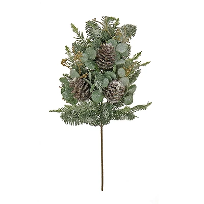 Glitter Frosted Pine & Eucalyptus Spray