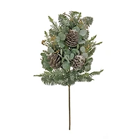 Glitter Frosted Pine & Eucalyptus Spray