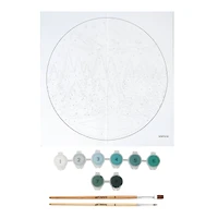 8" Christmas Eve Forest Paint-by-Number Plywood Surface Kit by Artist's Loft®