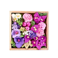 OKTO DIY Wood & Craft Inspiration Flowers Clay Kit
