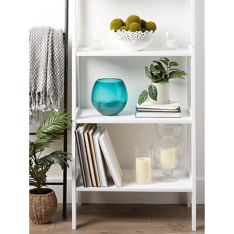 7.5" Large Aqua Fish Bowl Vase