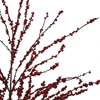 4ft. Unlit Red Berry Artificial Twig Christmas Tree with Square Stand